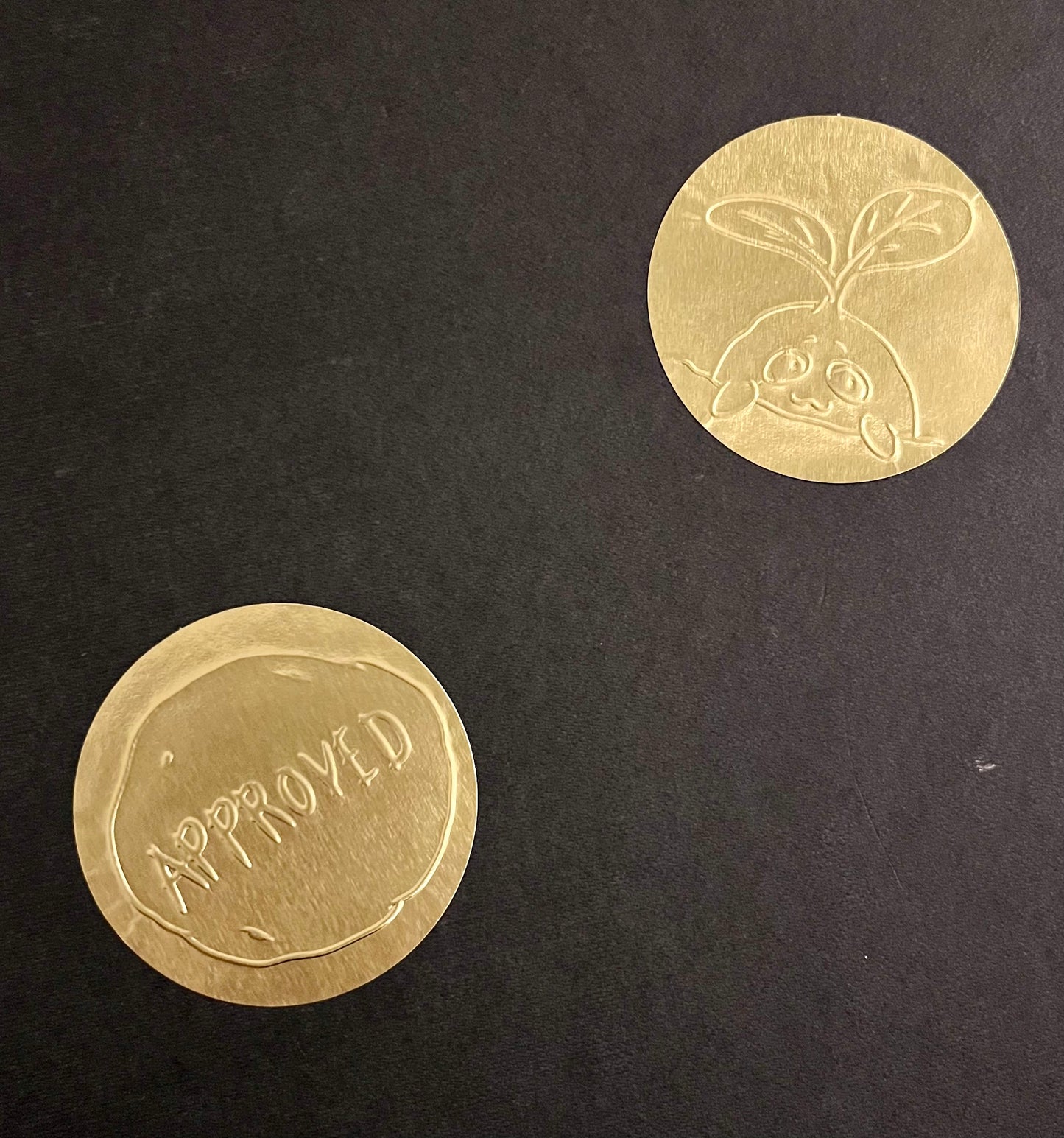 Spud Pub Embossed Stickers