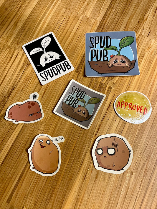 Spud Pub Stickers